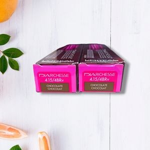 L'Oreal Professionnel DIARichesse 2 Tubes Ammonia-Free 4.15/4BRv Chocolate